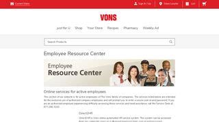 com) and log in using your Walmart credentials. . Vons hr direct